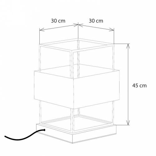 Authentage, Lampenserie 'Q-Bri', Tischleuchte 'Lantern Table', verschiedene Ausführungen